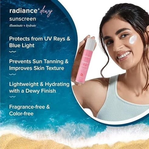 Aqualogica Men & Women Radiance+ Dewy Sunscreen